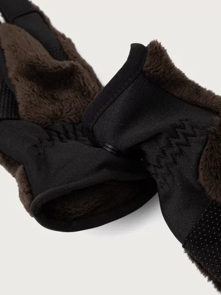 The North Face rukavice dámske Osito Etip hnedá