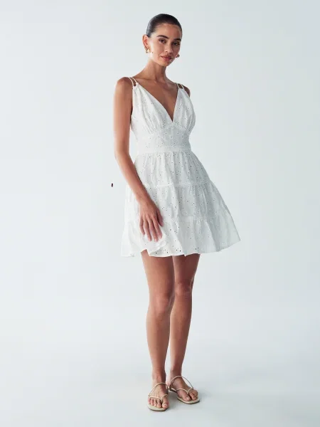 St MRLO Rochie de vară Nashvil' alb