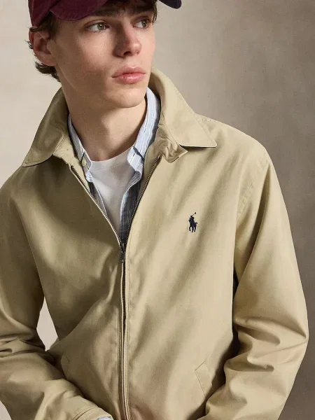 Polo Ralph Lauren μπουφάν ανδρικό μπεζ