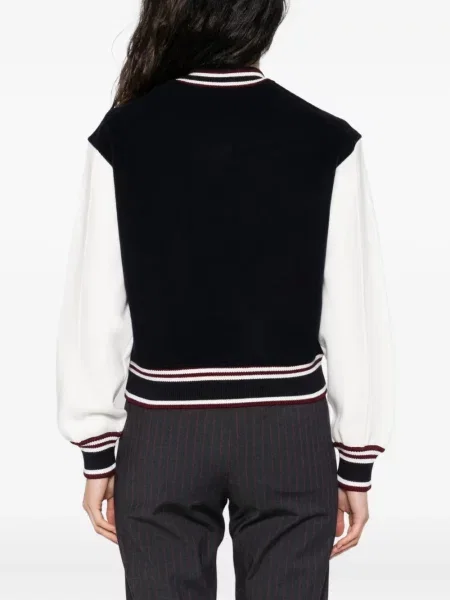 Geacă bomber Maje de lână albastru