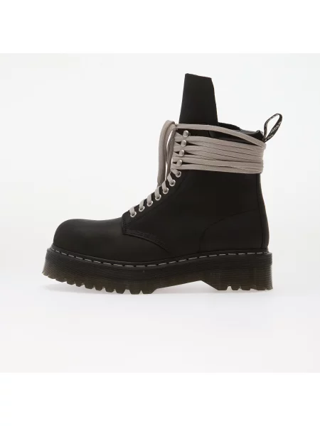 Pantofi Rick Owens DRKSHDW x Dr. Martens Quad Sole Steel Toe Boot Black 7 negru