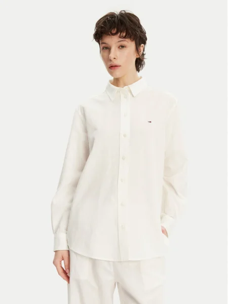 Tommy Jeans Cămașă Écru