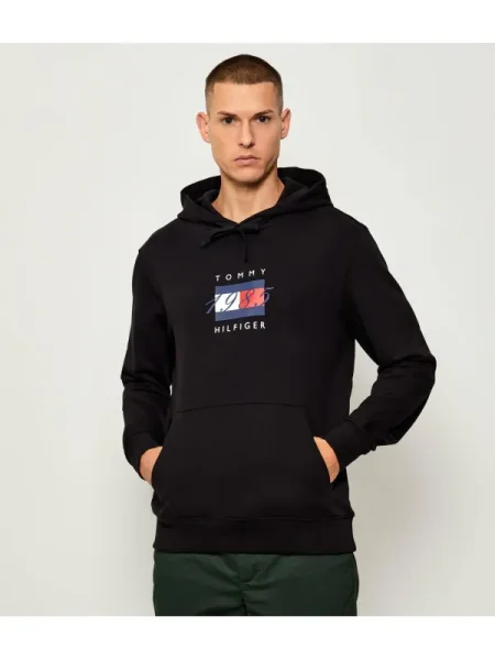 Póló Tommy Hilfiger fekete