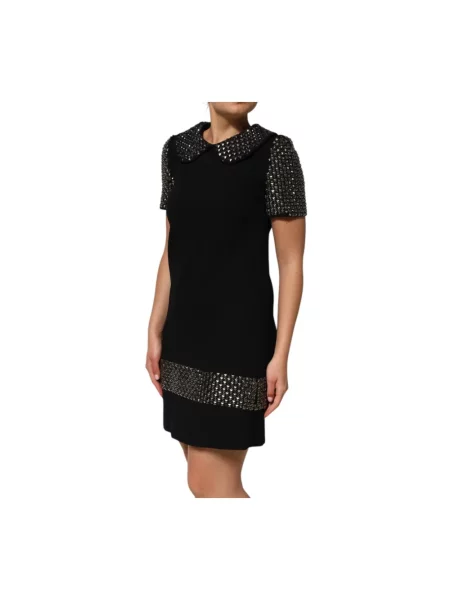 Sukienka mini Dolce And Gabbana ze spandexu czarna