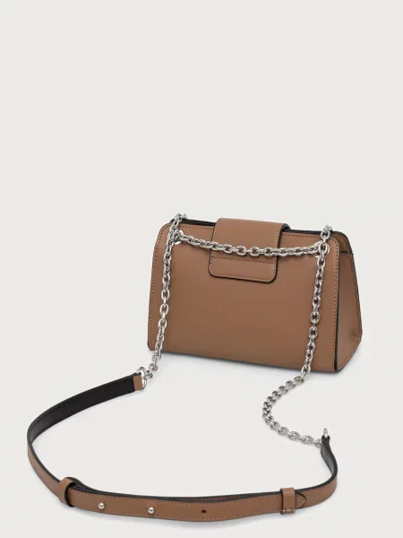Armani Exchange oldaltáska női műbőr bézs
