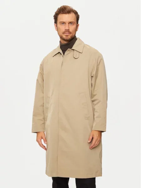 JACK & JONES Přechodný kabát PILO' béžová