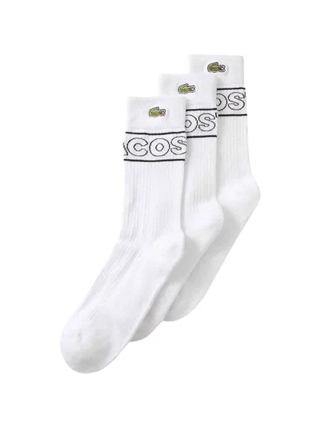 Ponožky Lacoste biela
