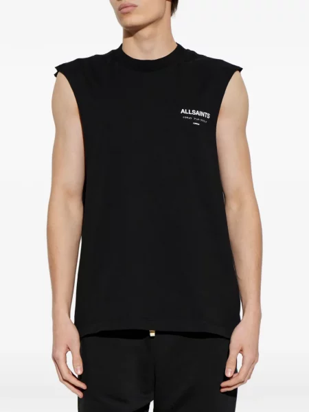 Tricou Allsaints cu imagine negru