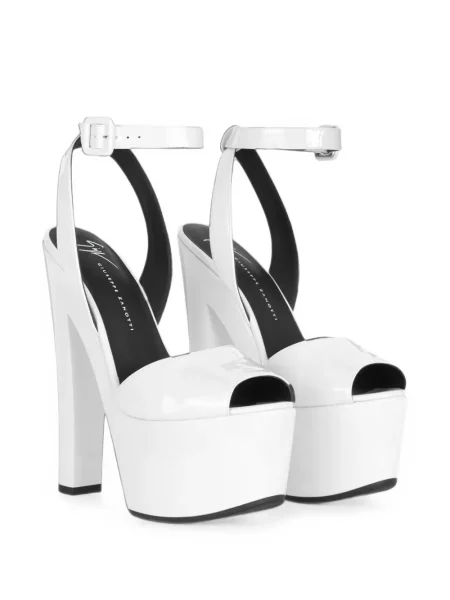 Sandale Giuseppe Zanotti cu platformă alb