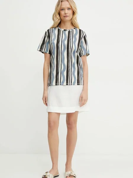 Weekend Max Mara Majica Cadine Pisana Regular Fit