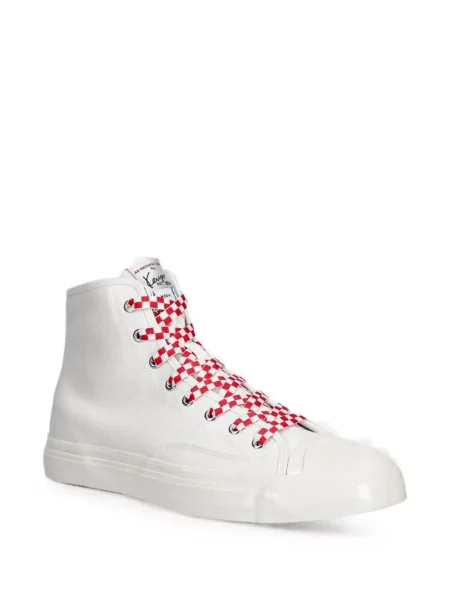 Sneakerși Kenzo în carouri alb