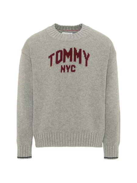 Sweter dziecięcy Tommy Hilfiger szary