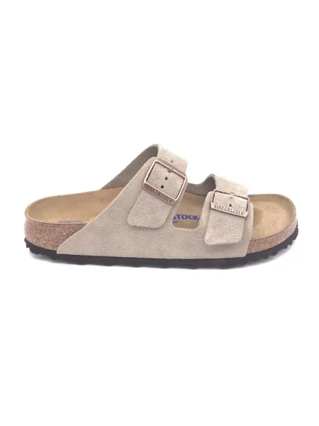 Birkenstock Klapki Arizona beige beżowe