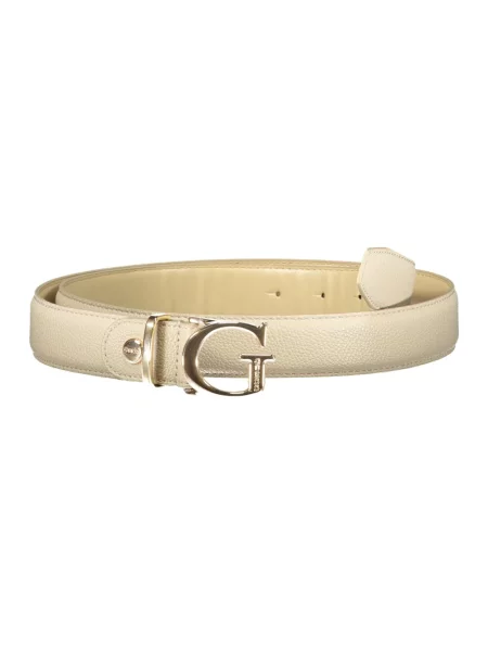Pasek Guess Jeans beżowy