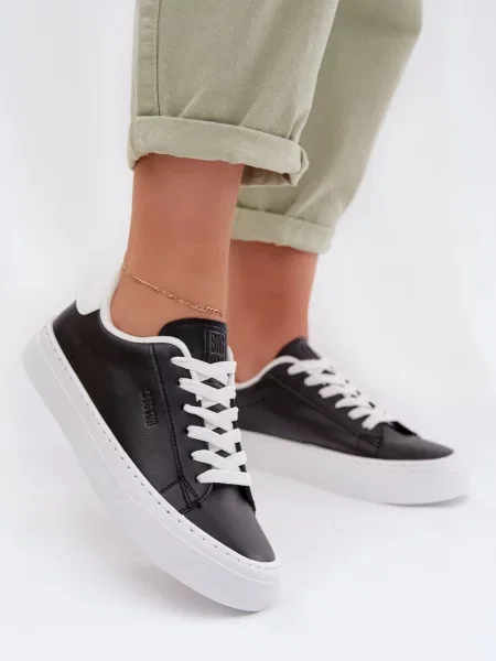 Teniși Big Star Shoes din piele negru