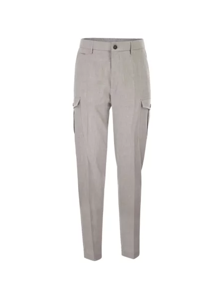 Pantaloni cargo Peserico gri