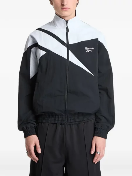 Geacă Reebok cu broderie alergare negru