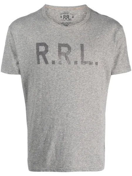 Tricou Ralph Lauren Rrl cu imagine gri