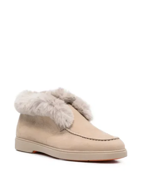 Pantofi loafer Santoni din piele