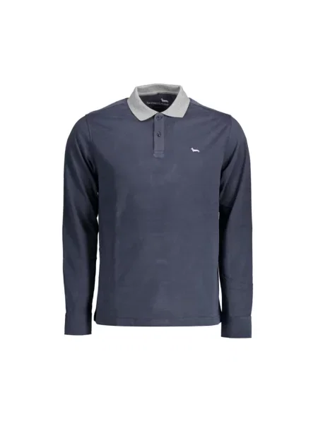 Długi polo Harmont & Blaine niebieskie