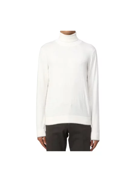 Sweter z golfem Armani Exchange biały
