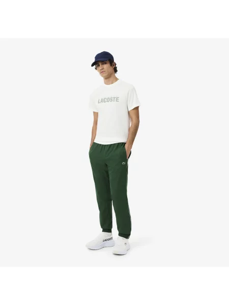 Lacoste Spodnie Dresowe Regular Fit zielone