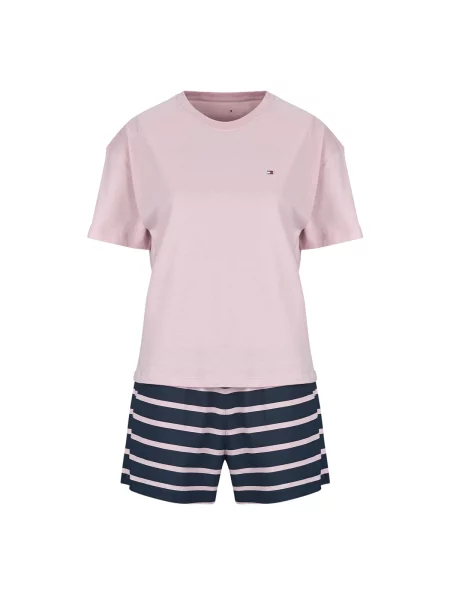 Tommy Hilfiger Underwear Kratke hlače za spanje mornarska roza