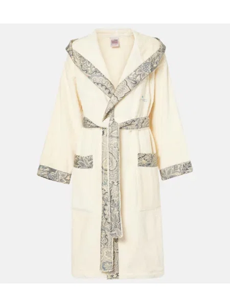 Halat Etro din material terry albastru