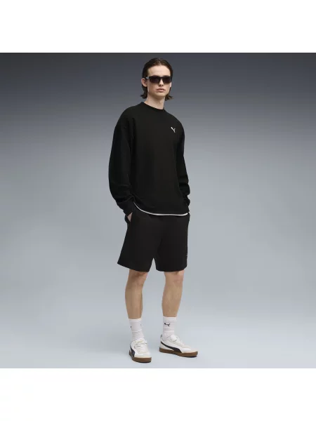 PUMA MÄ™ska bluza Essentials Elevated Relaxed Material OdzieÅ¼ S czarny