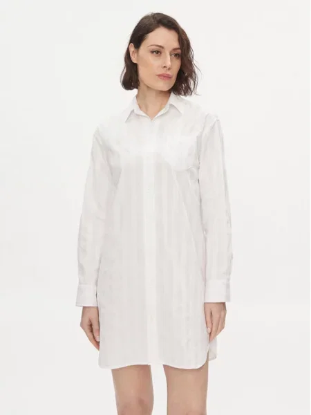 Nočna srajca LAUREN RALPH LAUREN bela