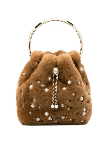 Geantă Jimmy Choo maro