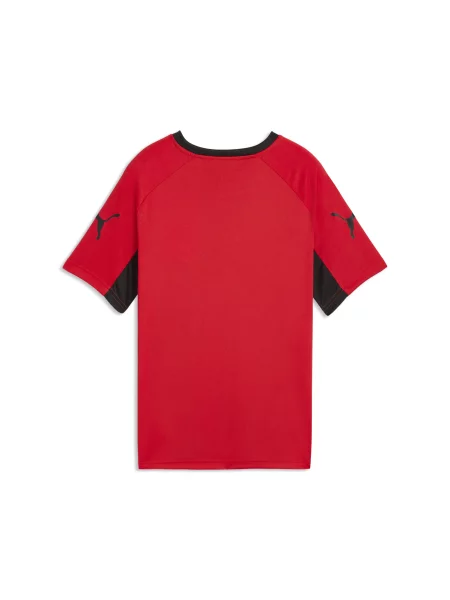 PUMA Młodzieżowa koszulka piłkarska individualLIGA Graphic Akcesoria czerwony
