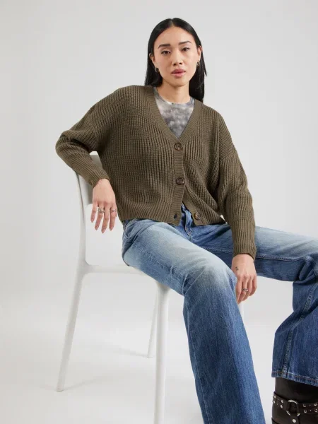 VERO MODA Pletena jopa VMLEA' kaki