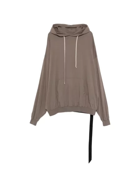 Hanorac cu glugă Rick Owens Drkshdw cu glugă maro