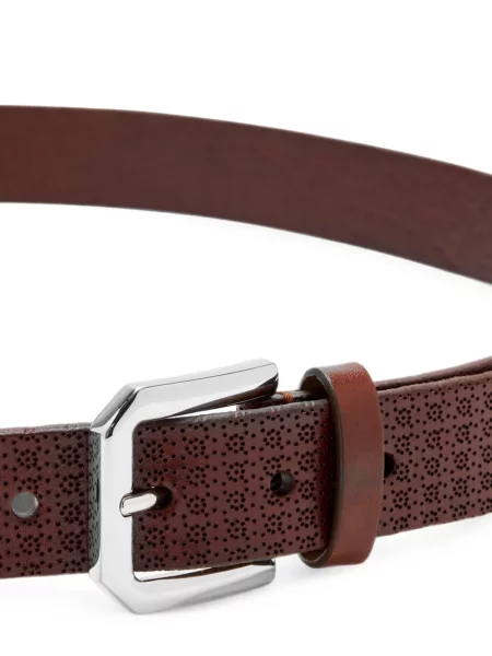 Cu centură curea Brunello Cucinelli din piele maro