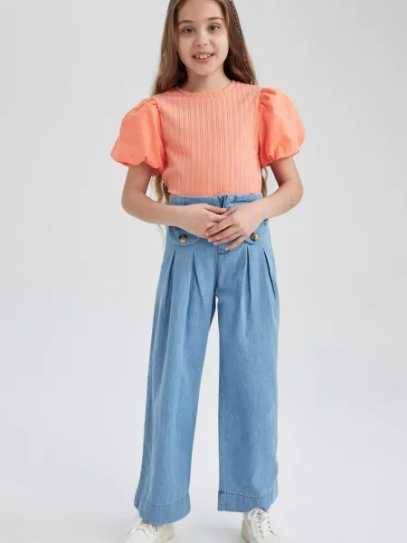 Pantaloni copii Defacto gri