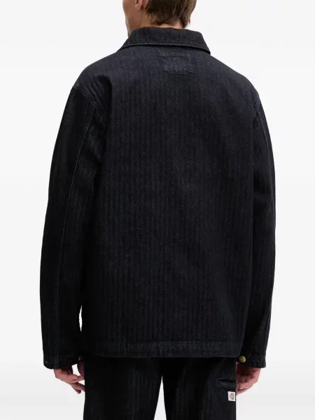 Geacă de blugi Dickies cu model herringbone albastru