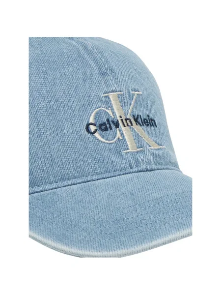 Šiltovka Calvin Klein Jeans s výšivkou modrá