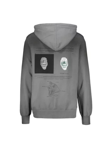 Bluza z kapturem Iso.poetism z kapturem szara