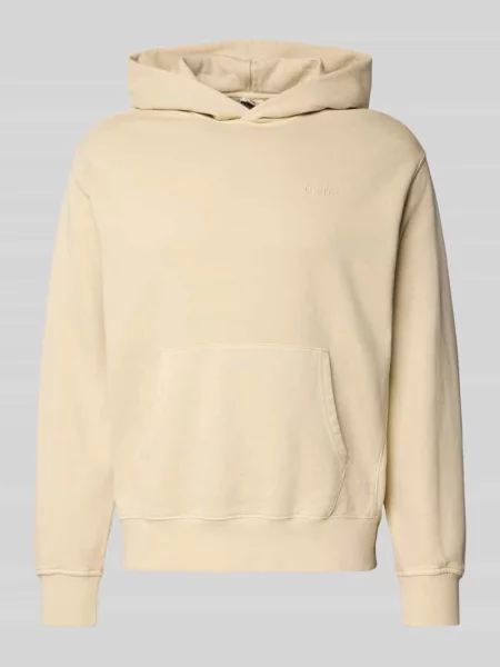 Levi's bluza z kapturem gładka beżowy