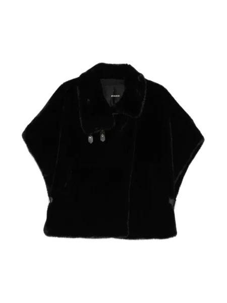 Kurtka Pinko elegancka ze skóry ekologicznej czarna