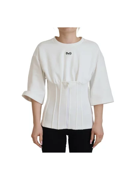 Top Dolce And Gabbana biznesowy biały