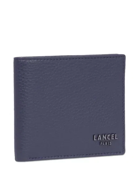 Кожено портмоне Lancel синьо