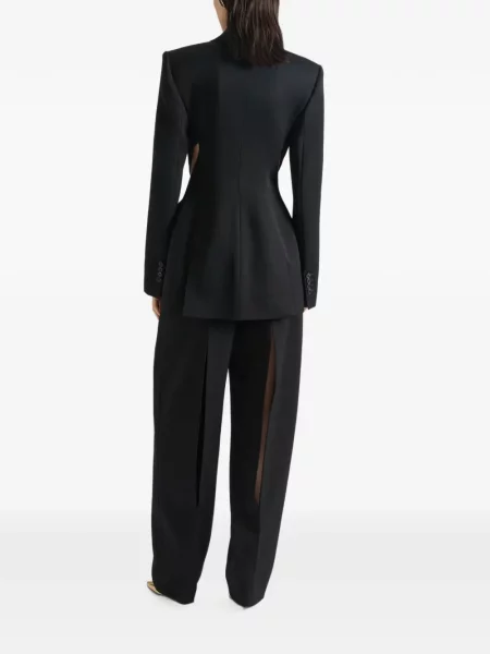 Geacă Givenchy de lână cu două rânduri de nasturi negru