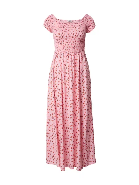Hailys Rochie de vară verde / roz deschis / roșu cranberry alb