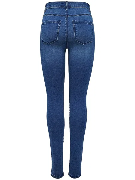 Skinny jeansy skinny Only niebieskie