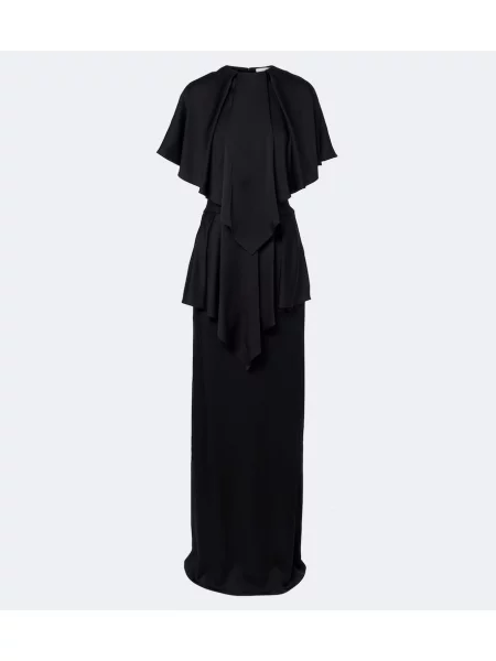Rochie Stella Mccartney din satin negru