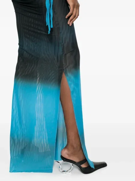 Fusta maxi Kerne.milk cu gradient albastru