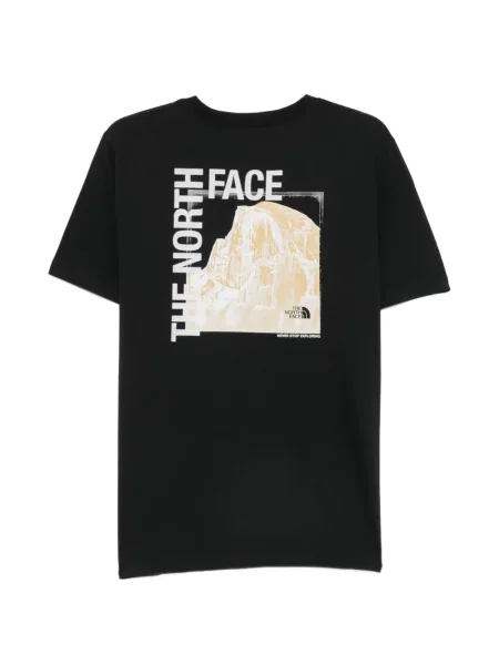Scurt tricou The North Face cu imagine negru