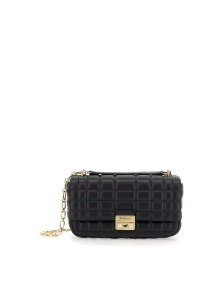 MICHAEL Michael Kors torebka skórzana TRIBECA czarny